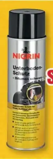 B1 Discount Baumarkt Nigrin Unterbodenschutz Spray Angebot