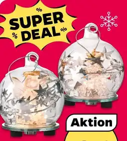 NETTO Weihnachts-LED-Glaskugel Angebot