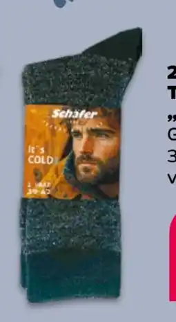 NETTO Schäfer Strumpffabrik Herren Thermosocken Yeti 2 Paar Angebot