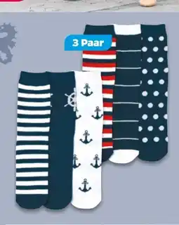 NETTO Damen Socken maritim 3 Paar Angebot