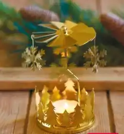 NETTO Weihnachts-Teelichthalter Karussell Angebot