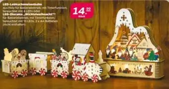 NETTO Dekorado LED-Lebkucheneisenbahn Angebot