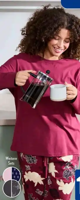 Aldi Süd Up2Fashion Damen Pyjama Angebot
