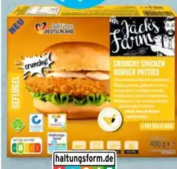 Aldi Süd Jack’s Farm Crunchy Chicken-Burger-Patties Angebot