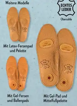 Aldi Süd Up2Fashion Leder-Komfort-Einlegesohlen Angebot