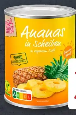 Aldi Süd Sweet Valley Ananas in Scheiben XXL Angebot