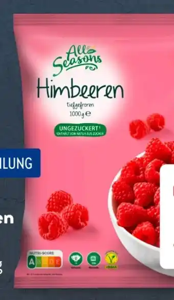 Aldi Süd All Seasons Himbeeren XXL Angebot