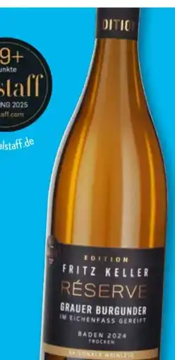 Aldi Süd Edition Fritz Keller Grauburgunder Reserve Angebot