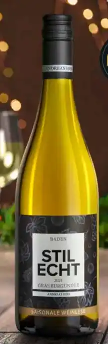 Aldi Süd Stil Echt Grauburgunder Angebot