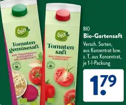Aldi Süd Bio-Gartensaft Angebot