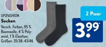 Aldi Süd UP2FASHION Socken Angebot