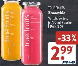 Aldi Süd TRUE FRUITS Smoothie Angebot