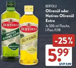 Aldi Süd BERTOLLI Olivenöl oder Natives Olivenöl Extra Angebot