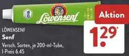 Aldi Süd LÖWENSENF Senf Angebot