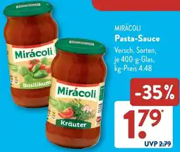 Aldi Süd MIRÁCOLI Pasta-Sauce Angebot