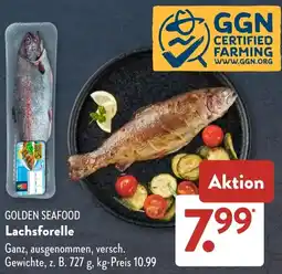 Aldi Süd GOLDEN SEAFOOD Lachsforelle Angebot