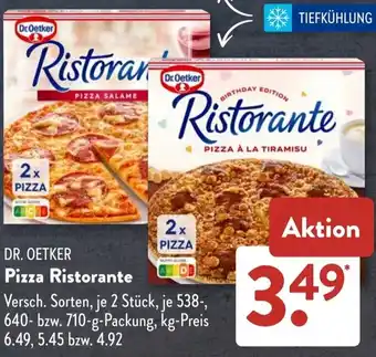 Aldi Süd DR. OETKER Pizza Ristorante Angebot