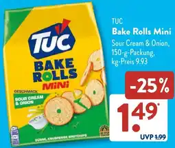 Aldi Süd TUC Bake Rolls Mini Angebot