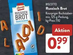 Aldi Süd BISCOTTO Russisch Brot Angebot