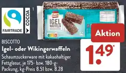 Aldi Süd BISCOTTO Igel- oder Wikingerwaffeln Angebot