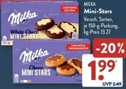 Aldi Süd MILKA Mini-Stars Angebot