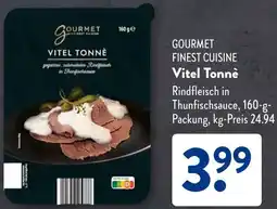 Aldi Süd GOURMET FINEST CUISINE Vitel Tonnè Angebot
