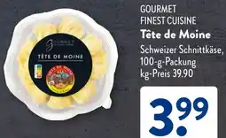 Aldi Süd GOURMET FINEST CUISINE Tête de Moine Angebot