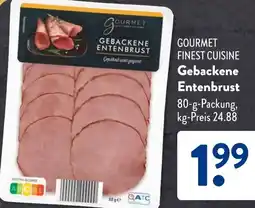 Aldi Süd GOURMET FINEST CUISINE Gebackene Entenbrust Angebot