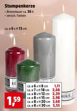 Thomas Philipps Stumpenkerze ca. ø 6 x h 13 cm Angebot
