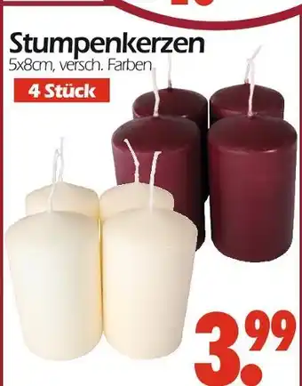 Wreesmann Stumpenkerzen Angebot