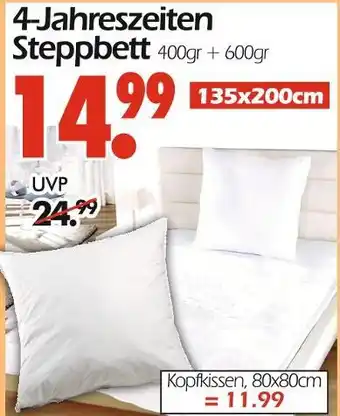 Wreesmann 4-jahreszeiten steppbett Angebot