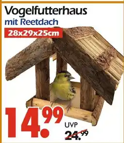 Wreesmann Vogelfutterhaus mit reetdach Angebot