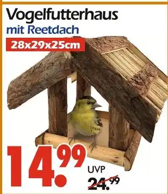 Wreesmann Vogelfutterhaus mit reetdach Angebot