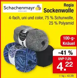 Zimmermann Schachenmayr regia sockenwolle Angebot