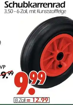 Wreesmann Schubkarrenrad Angebot