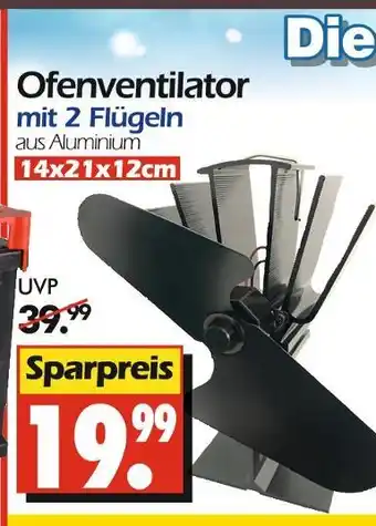 Wreesmann Ofenventilator Angebot