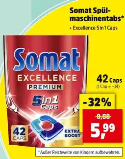 Thomas Philipps Somat somat spülmaschinentabs excellence 5 in 1 caps Angebot
