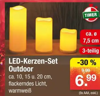 Zimmermann Led-kerzen-set outdoor Angebot
