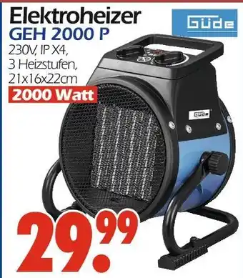 Wreesmann Güde elektroheizer geh 2000 p Angebot