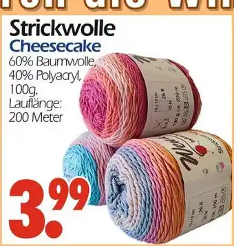 Wreesmann Strickwolle cheesecake Angebot