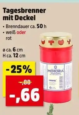 Thomas Philipps Memoria tagesbrenner mit deckel Angebot