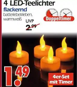 Wreesmann 4 led-teelichter Angebot