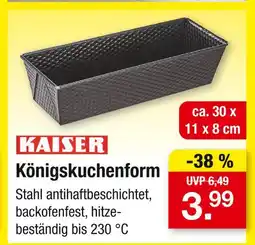 Zimmermann Kaiser königskuchenform Angebot