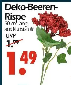 Wreesmann Deko-beeren-rispe Angebot