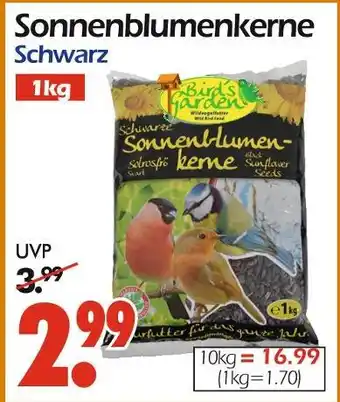 Wreesmann Bird's garden sonnenblumenkerne schwarz Angebot