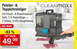 Zimmermann Cleanmaxx polster- & teppichreiniger Angebot