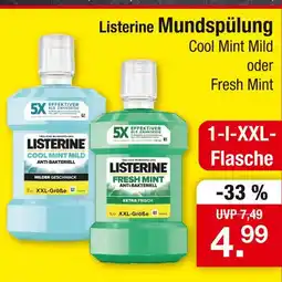 Zimmermann Listerine mundspülung Angebot