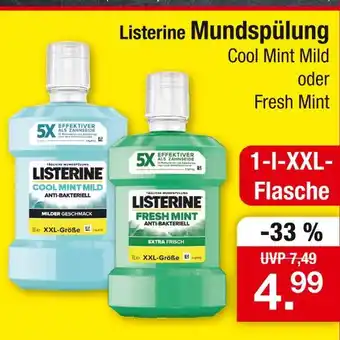 Zimmermann Listerine mundspülung Angebot