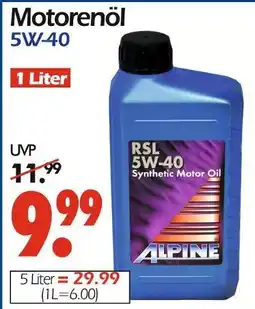 Wreesmann Alpine motorenöl 5w-40 Angebot