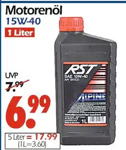 Wreesmann Rst motorenöl 15w-40 Angebot
